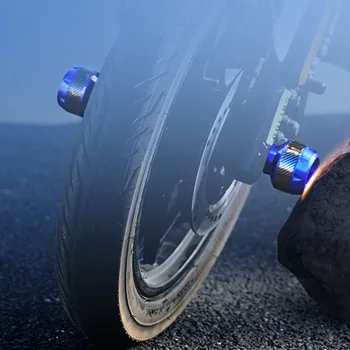 Мотоциклетная вилка из алюминиевого сплава, чашка, Защита от падения, красочная Противоуглеродная чашка из углеродного волокна Изображение