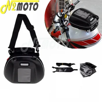 Мотоциклетные Водонепроницаемые Седельные сумки для топливного бака, черная Навигационная гоночная сумка EasyLock Для 125 200 250 390 RC125 200 250 390 2011-2019 Изображение