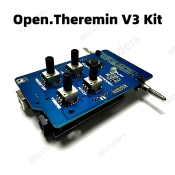 Музыкальный набор для терменвокса, готовый к работе, электронная аппаратура для индивидуальной настройки, Терменвокс с антенной Arduino UNO, USB-кабель Изображение