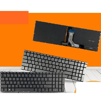 Новая клавиатура США/RU для ноутбука HP Pavilion 17-CN 17-CP 17S-CU 470 G8 TPN-L140 TPN-I140 TPN-I139 L139 с подсветкой Изображение