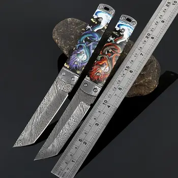 Нож с фиксированным Лезвием И ножнами, Тактический Карманный нож для выживания, Кемпинг, Охота, Маленькие Прямые Ножи, Инструменты для защиты от EDC на открытом воздухе Изображение