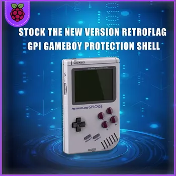 Оригинальный чехол Gameboy с ретрофлагом GPi для Raspberry Pi Zero W с безопасным отключением Изображение