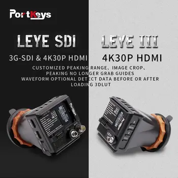 Портключи LEYE III LEYE SDI 4K HDMI Электронный Видоискатель 2,4-дюймовый ЖК-монитор [Регулируемый + 8D ~-3D] Изображение