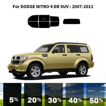 Предварительно Обработанная нанокерамика car UV Window Tint Kit Автомобильная Оконная Пленка Для Внедорожника DODGE NITRO 4 DR 2007-2011 Изображение