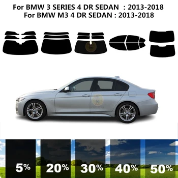Предварительно Обработанная нанокерамика car UV Window Tint Kit Автомобильная Пленка Для Окон BMW 3 СЕРИИ F30 4 DR СЕДАН 2013-2018 Изображение