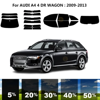 Предварительно обработанный набор для УФ-тонировки автомобильных окон из нанокерамики, автомобильная пленка для окон AUDI A4 4 DR WAGON 2009-2013 Изображение