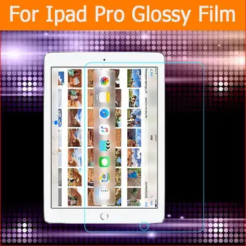 Прозрачная глянцевая защитная пленка для экрана iPad pro с диагональю 12,9 дюйма, защитный чехол для ЖК-экрана с разрешением HD для iPad pro + чистые салфетки Изображение
