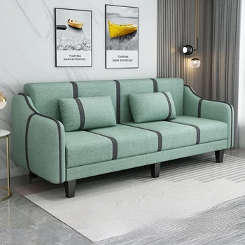 Скандинавский диван, секционный стул, тканевый диван с откидной спинкой, современные уличные диваны Modernos Para Sala, мебель для гостиной LQQ30XP Изображение