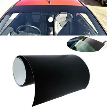 Солнцезащитный козырек на окно автомобиля, автоматическая защита переднего ветрового стекла, солнцезащитный козырек, Регулируемый УФ-блокиратор, устойчивое к царапинам твердое покрытие Изображение